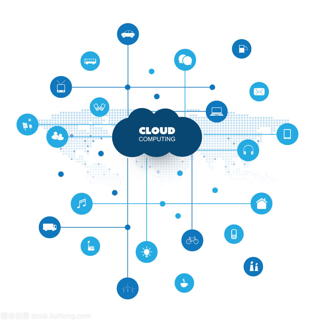 云计算与网络设计 数字化服务时代的核心架构与视觉表达